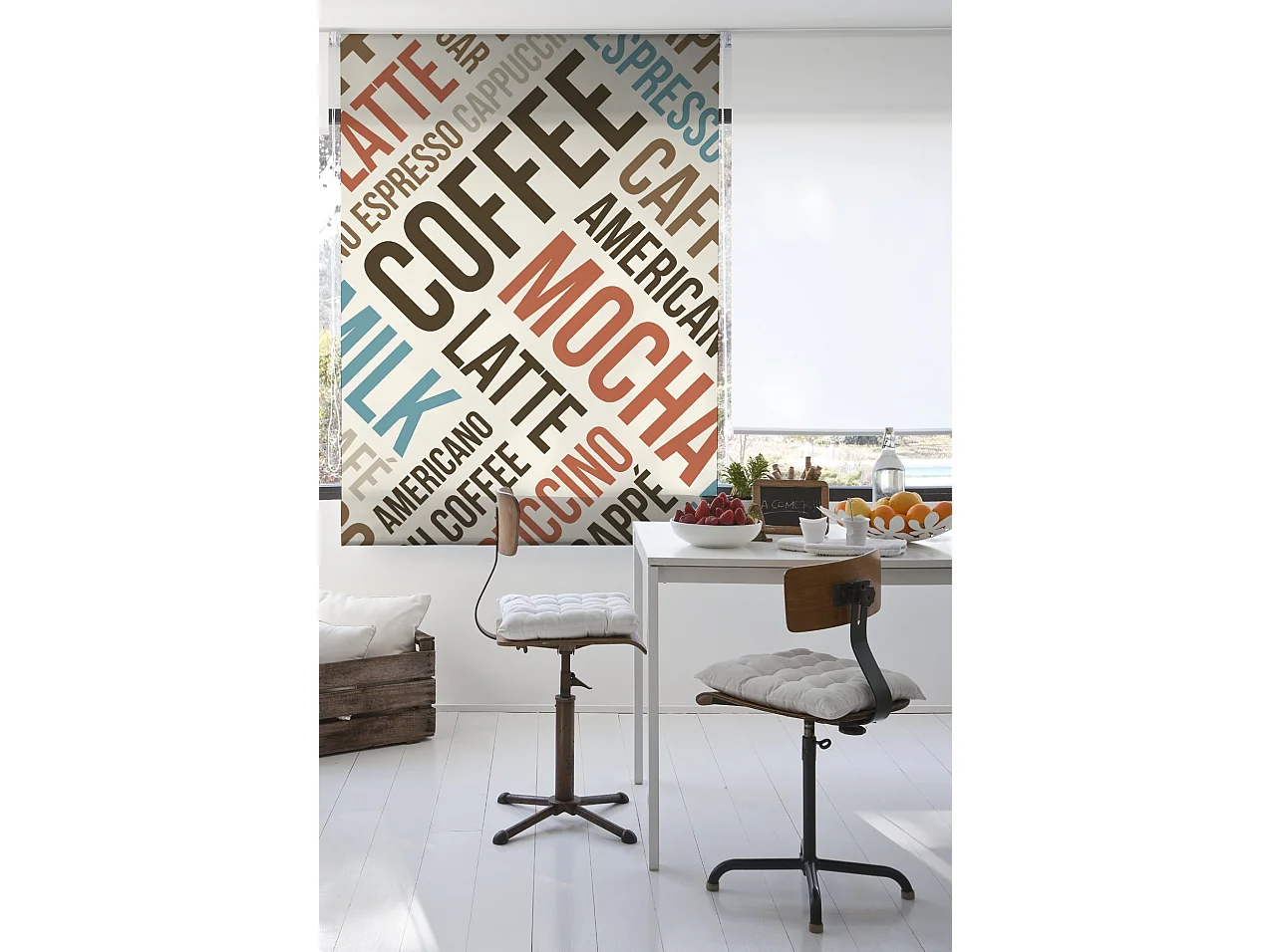 ESTORALIS | Estores Personalizados Easyfix de COCINA | 100 x 150 cm (Ancho por Alto) Tamaño de Tela 97 x 150 cm | Modelo C-1179 Color Unico