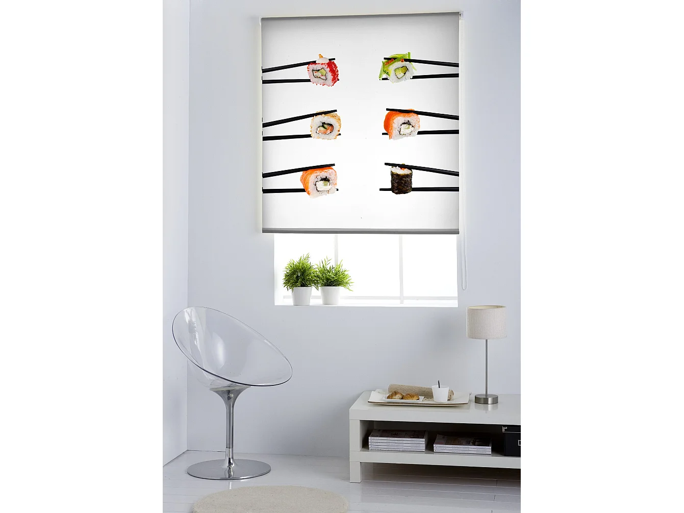 ESTORALIS | Estores Personalizados de COCINA | 110 x 255 cm (Ancho por Alto) Tamaño de Tela 107 x 250 cm | Modelo C-1224 Color Unico