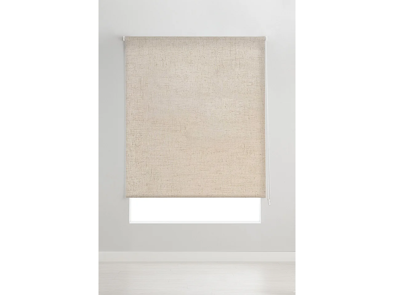 ESTORALIS | Estores Enrollables Opacos Easyfix  | 60 x 190 cm (Ancho por Alto) Tamaño de Tela 57 x 190 cm | Modelo RAMSAY Color Lino