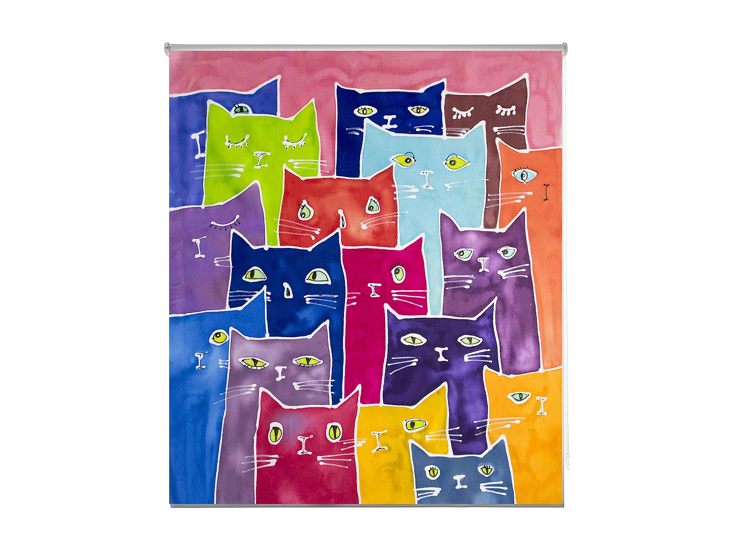 ESTORALIS | Estores Personalizados Easyfix ANIMALES  | 60 x 150 cm (Ancho por Alto) Tamaño de Tela 57 x 150 cm | Modelo A-235 Color Unico