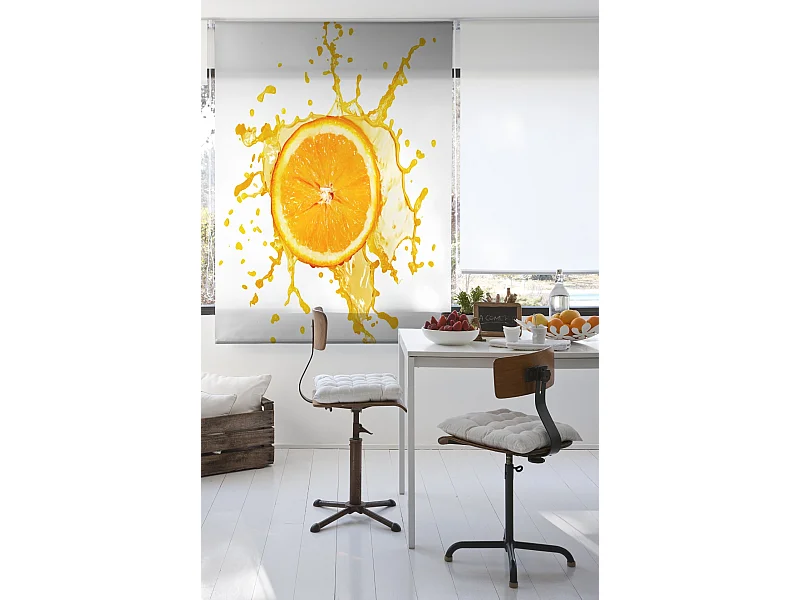 ESTORALIS | Estores Personalizados de COCINA | 150 x 180 cm (Ancho por Alto) Tamaño de Tela 147 x 175 cm | Modelo C-1055 Color Unico