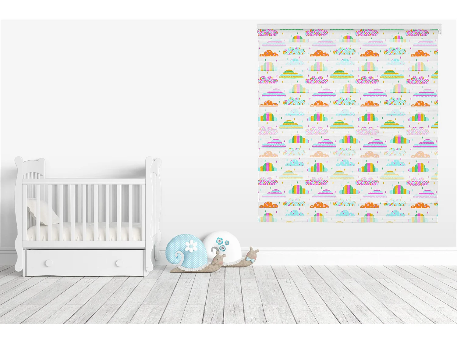 ESTORALIS | Estores Personalizados NOCHE y DIA | 130 x 180 cm (Ancho por Alto) Tamaño de Tela 127 x 175 cm | Modelo I-3211 Color Unico