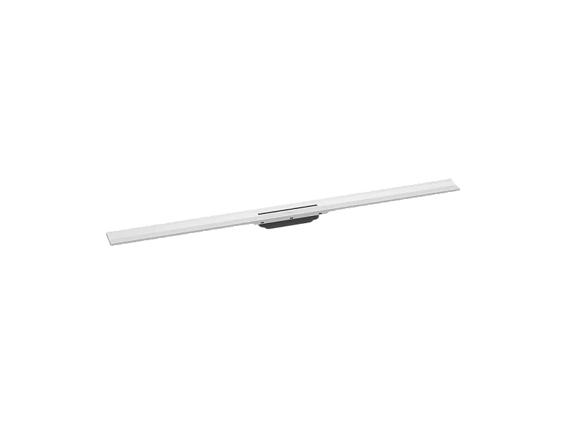 Caniveau de douche découpable 120 cm HANSGROHE RainDrain Flex montage mural blanc mat