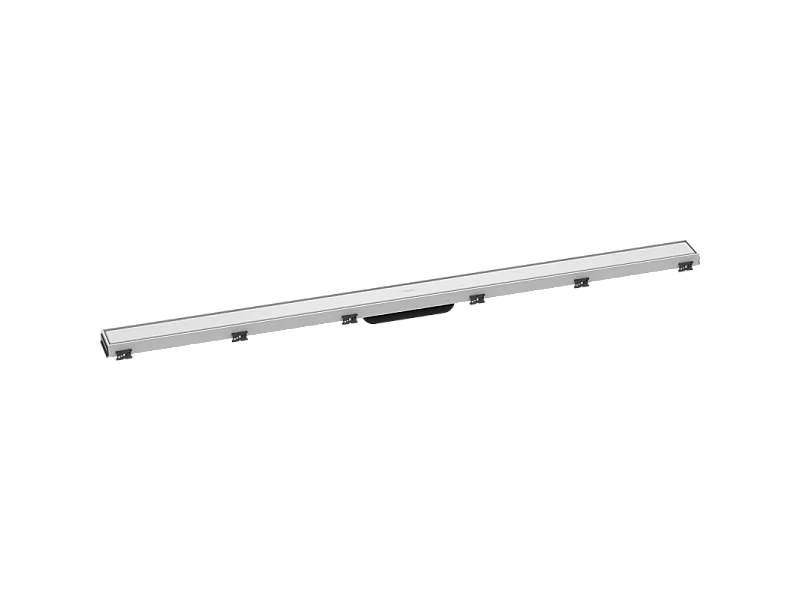Caniveau de douche 120 cm HANSGROHE RainDrain Match blanc mat