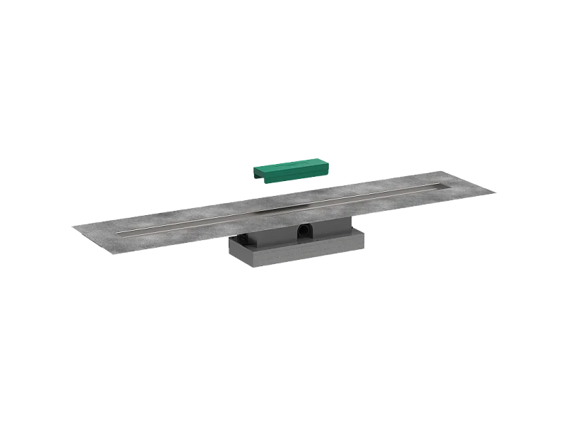 Kit d'installation caniveau de douche 120 cm installation à plat HANSGROHE uBox