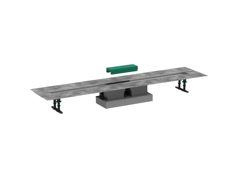 Kit d'installation caniveau de douche 120 cm installation standard HANSGROHE uBox