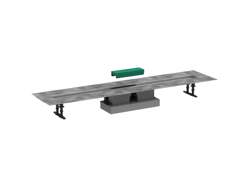 Kit d'installation caniveau de douche 120 cm installation standard HANSGROHE uBox