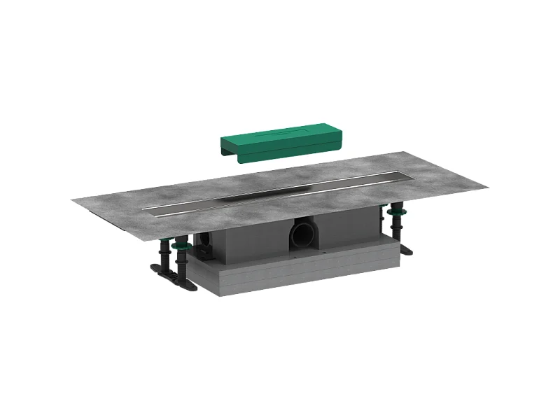 Kit d'installation caniveau de douche 60 cm installation standard HANSGROHE uBox