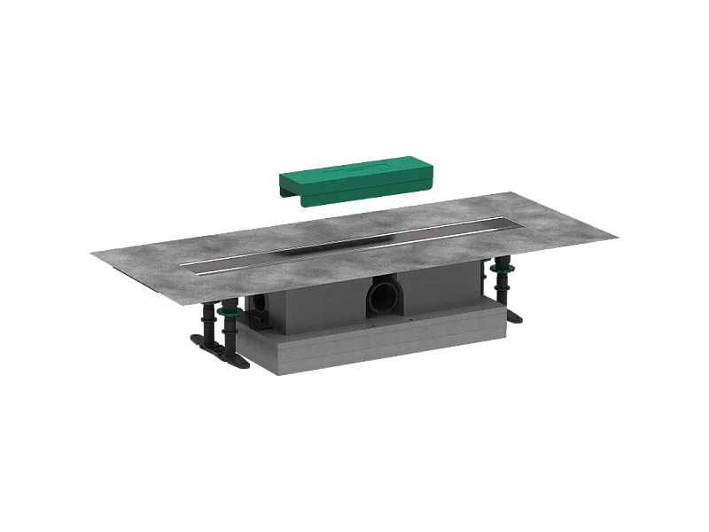 Kit d'installation caniveau de douche 60 cm installation standard HANSGROHE uBox