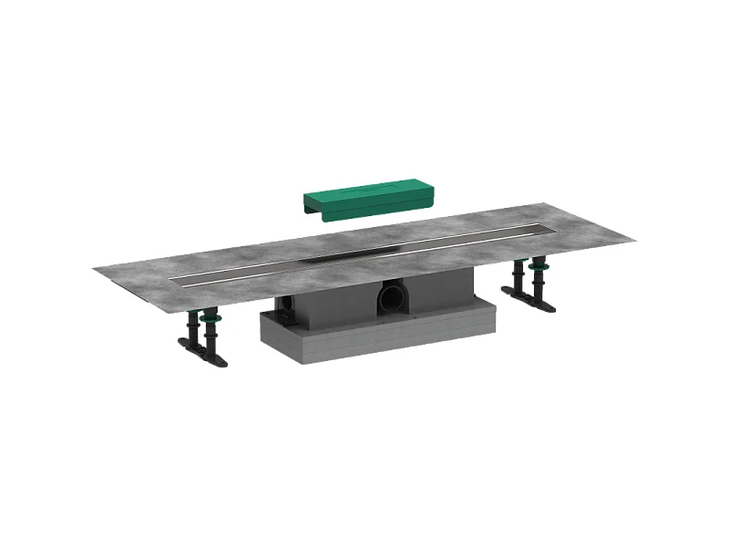 Kit d'installation caniveau de douche 80 cm installation standard HANSGROHE uBox