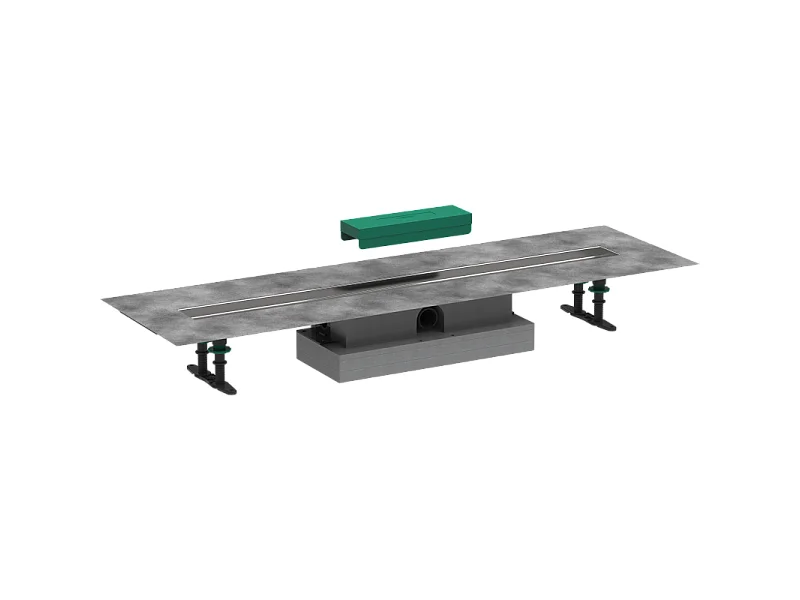 Kit d'installation caniveau de douche 90 cm installation à plat HANSGROHE uBox