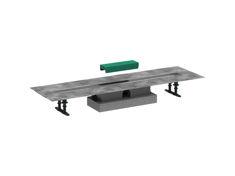 Kit d'installation caniveau de douche 90 cm installation à plat HANSGROHE uBox