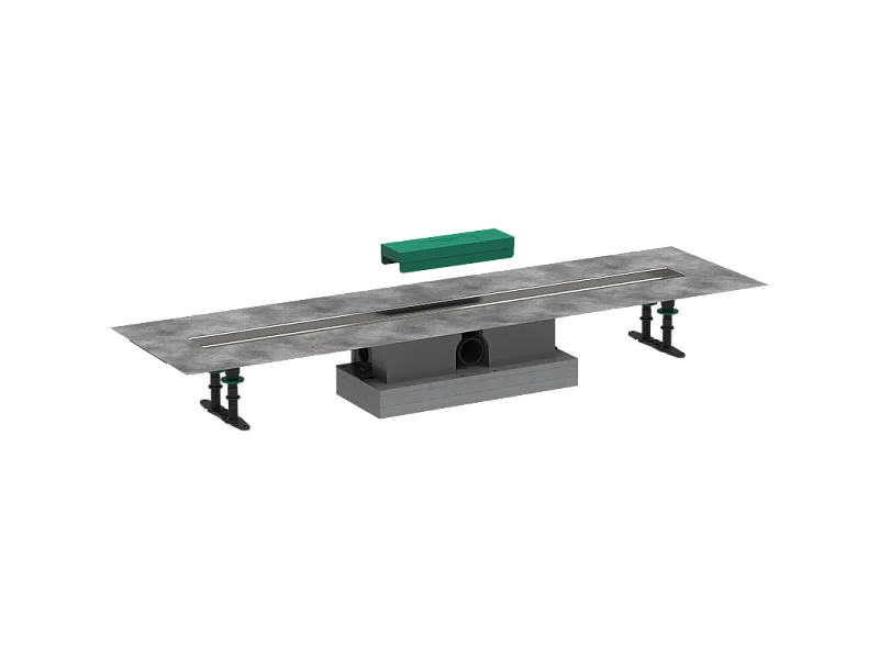 Kit d'installation caniveau de douche 100 cm installation standard HANSGROHE uBox