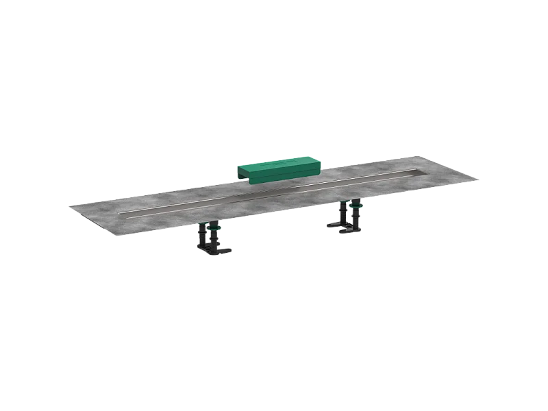 Kit d'installation caniveau de douche encastré à carreler 100 cm HANSGROHE RainDrain