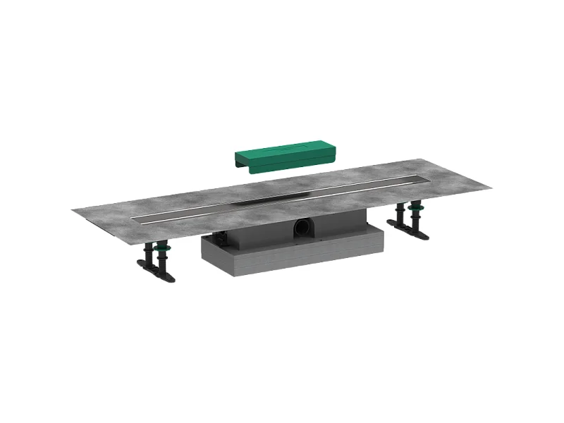 Kit instalación canal ducha 80 cm instalación plana HANSGROHE uBox