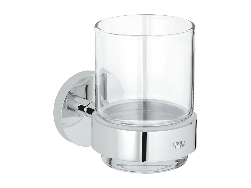 GROHE Verre en cristal avec support Essentials