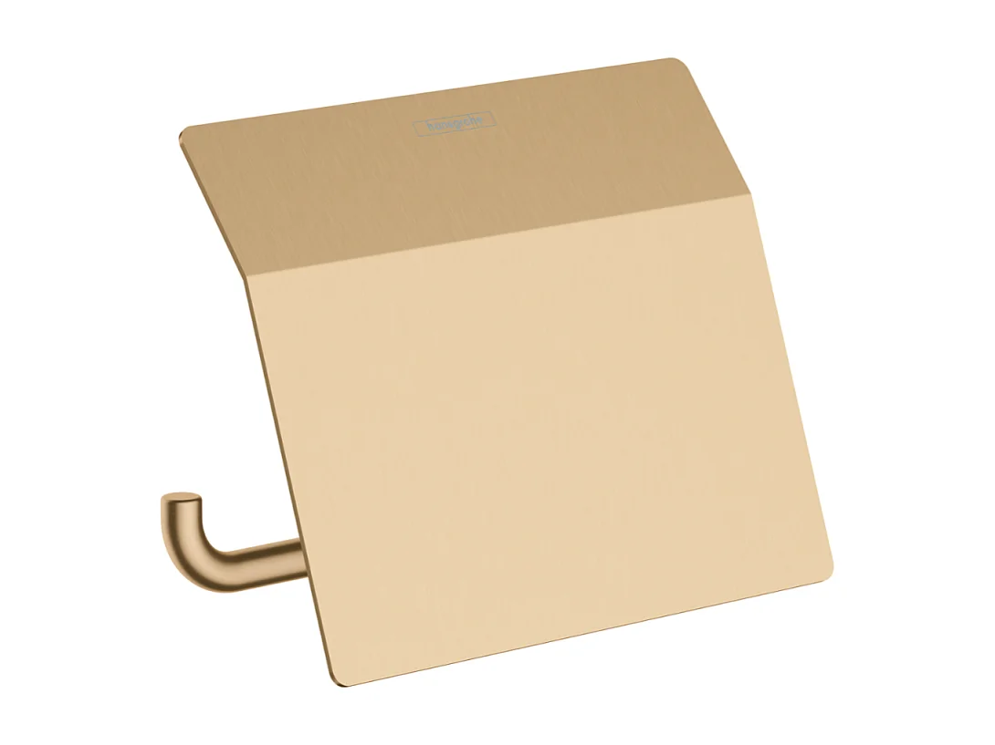 HANSGROHE Porte-papier WC avec couvercle bronze brossé AddStoris