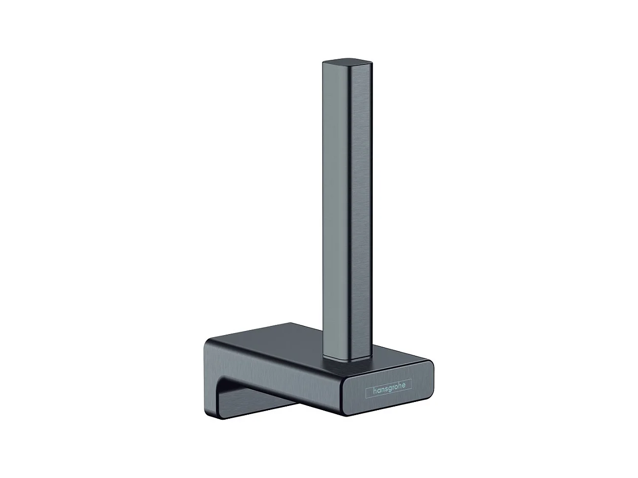 HANSGROHE Réserve HANSGROHE Porte-papier noir chromé brossé AddStoris