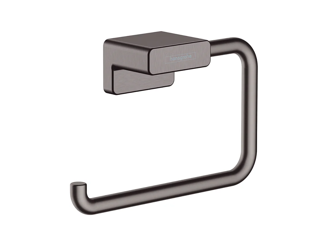 HANSGROHE Porte-papier WC noir chromé brossé AddStoris