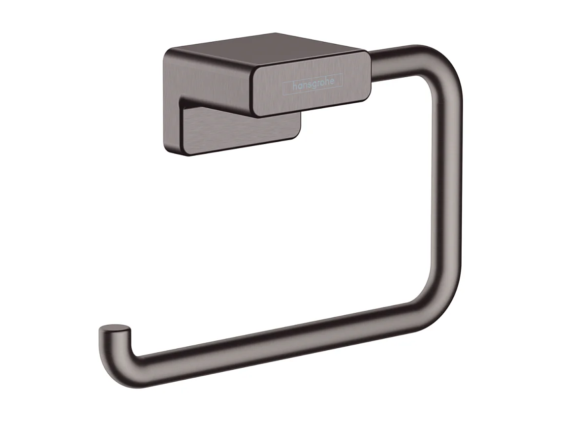 HANSGROHE Portarrollos negro cromo cepillado AddStoris