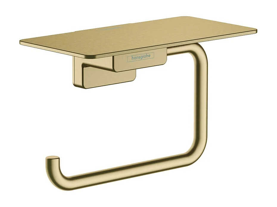 HANSGROHE Porte-papier WC avec tablette bronze brossé AddStoris