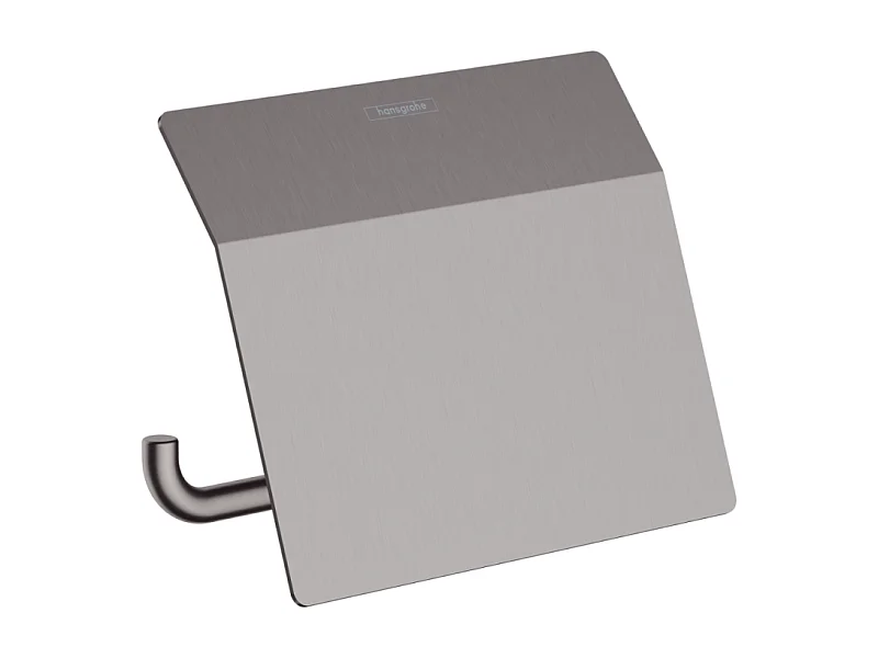 HANSGROHE Portarrollos con tapa cromada negra AddStoris