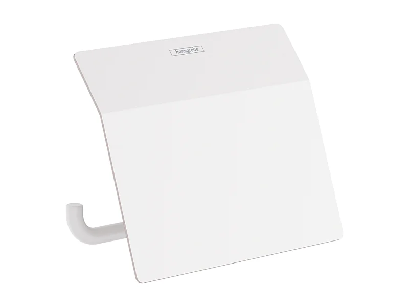 HANSGROHE Portarrollos con tapa blanco mate AddStoris