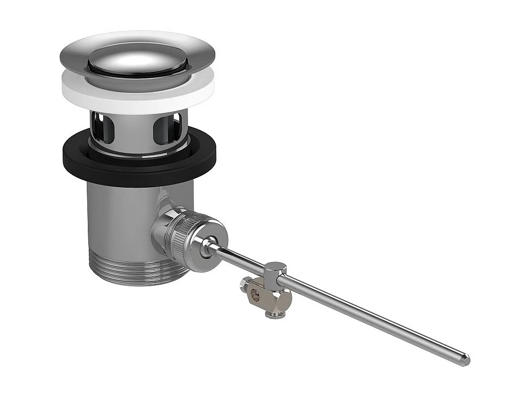 Desagüe del fregadero con tirador cromado HANSGROHE