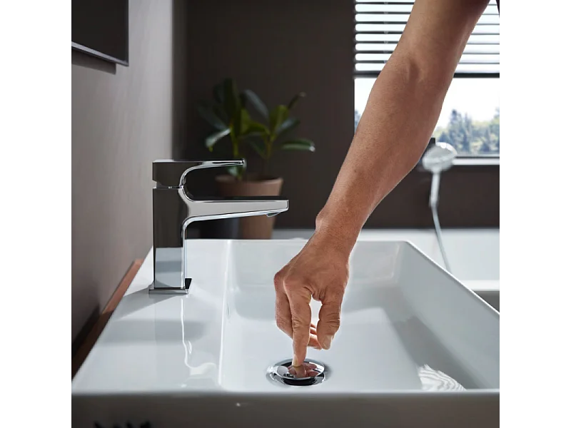 HANSGROHE desagüe para fregadero push-open cromado