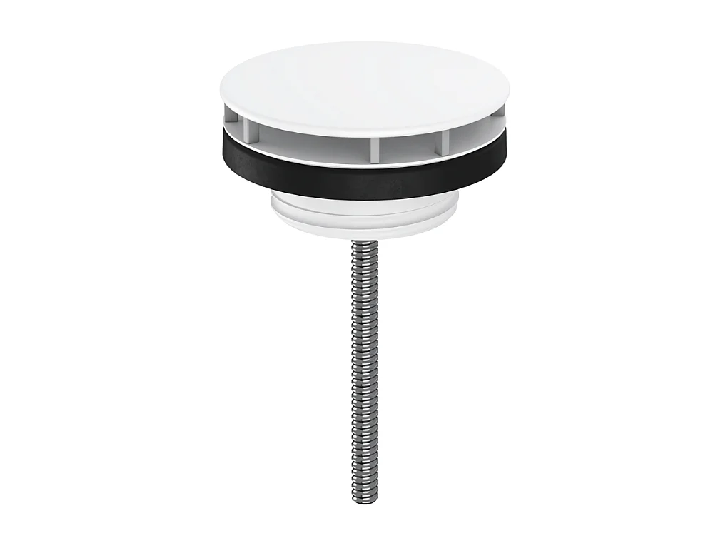 Bonde lavabo à écoulement libre HANSGROHE blanc mat