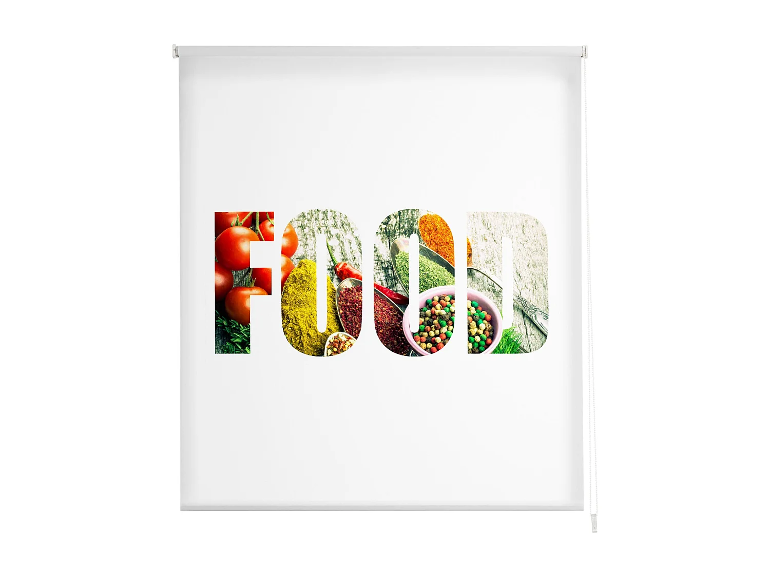 ESTORALIS | Estores Personalizados de COCINA | 130 x 180 cm (Ancho por Alto) Tamaño de Tela 127 x 175 cm | Modelo C-1214 Color Unico