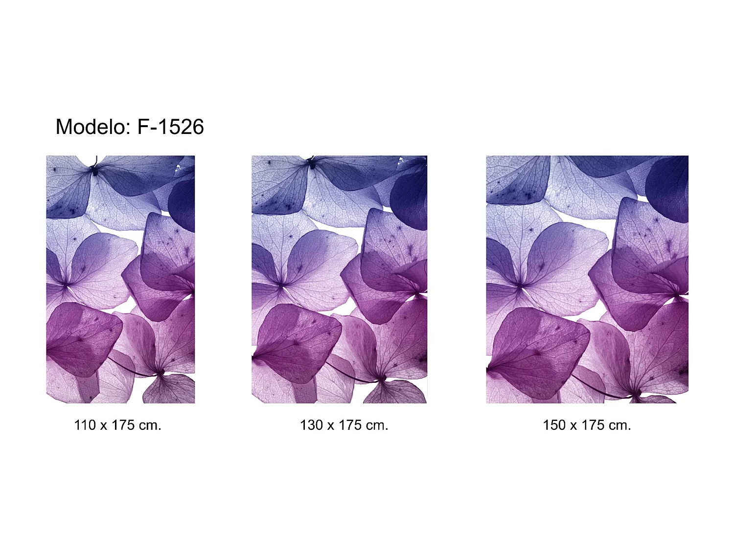 ESTORALIS | Estores Personalizados FLORES y PLANTAS  | 130 x 180 cm (Ancho por Alto) Tamaño de Tela 127 x 175 cm | Modelo F-1526 Color Unico
