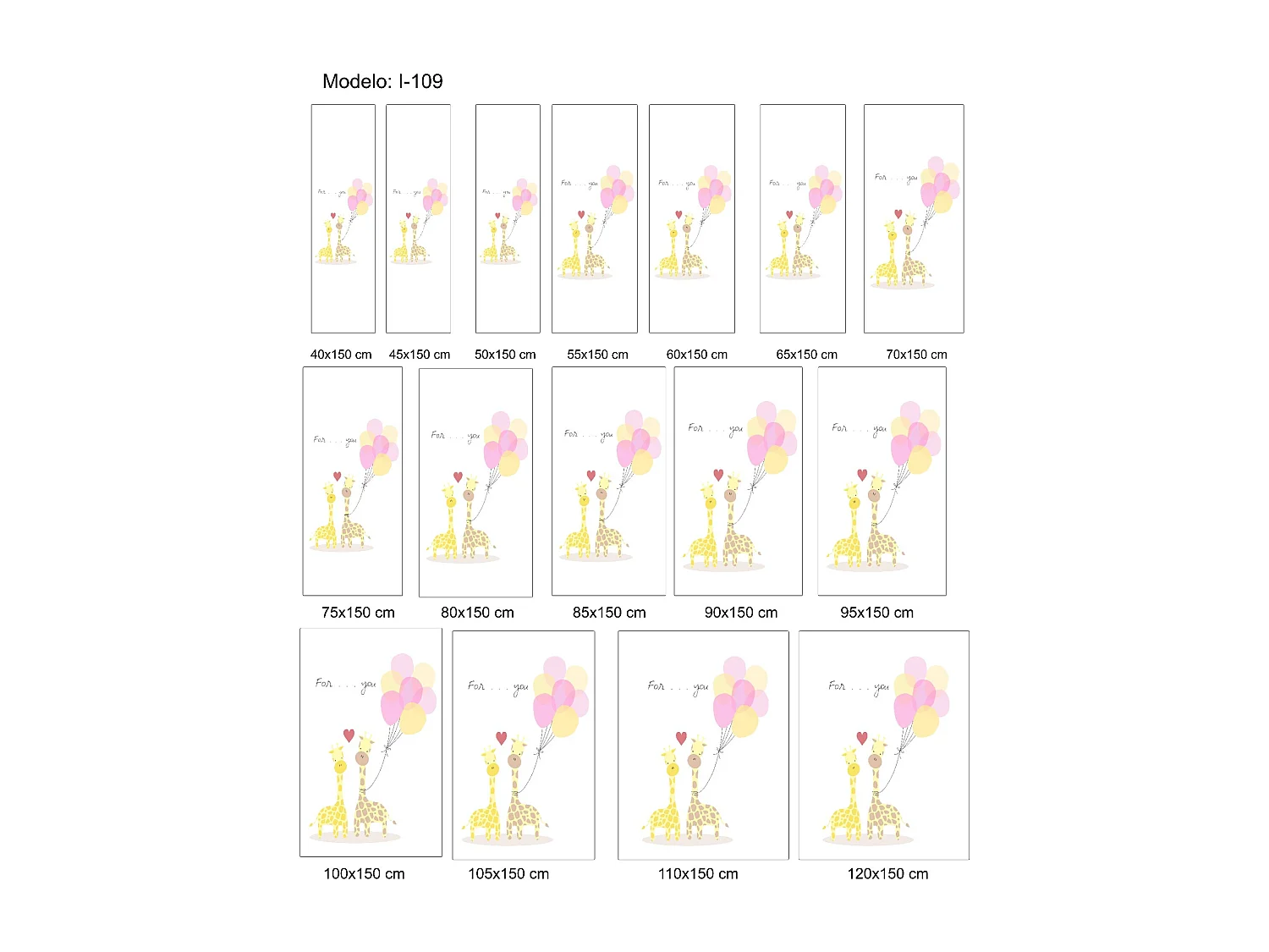 ESTORALIS | Estores Personalizados Easyfix INFANTILES | 90 x 150 cm (Ancho por Alto) Tamaño de Tela 87 x 150 cm | Modelo I-109 Color Unico