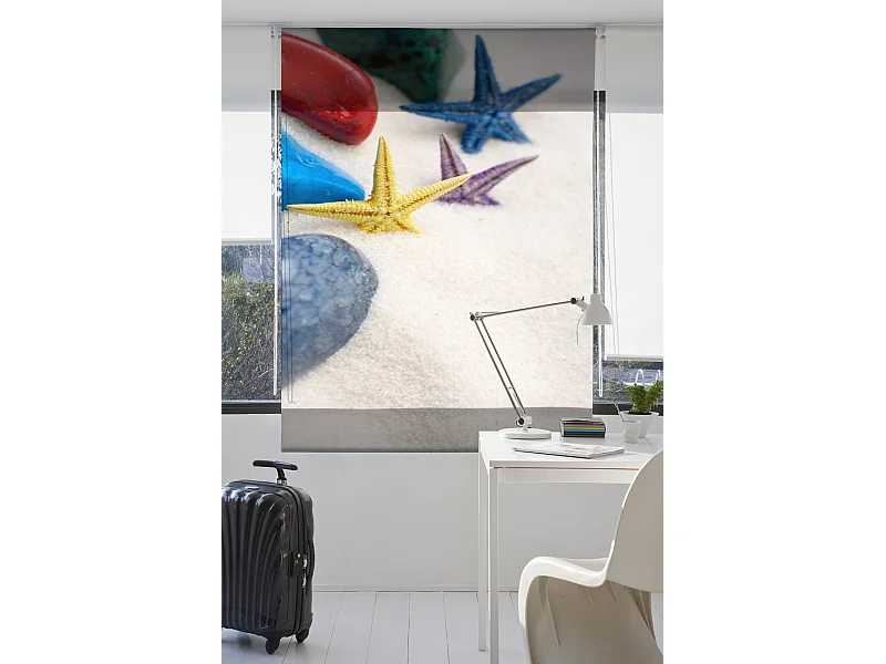 ESTORALIS | Estores Personalizados ZEN  | 130 x 180 cm (Ancho por Alto) Tamaño de Tela 127 x 175 cm | Modelo Z-3108 Color Unico