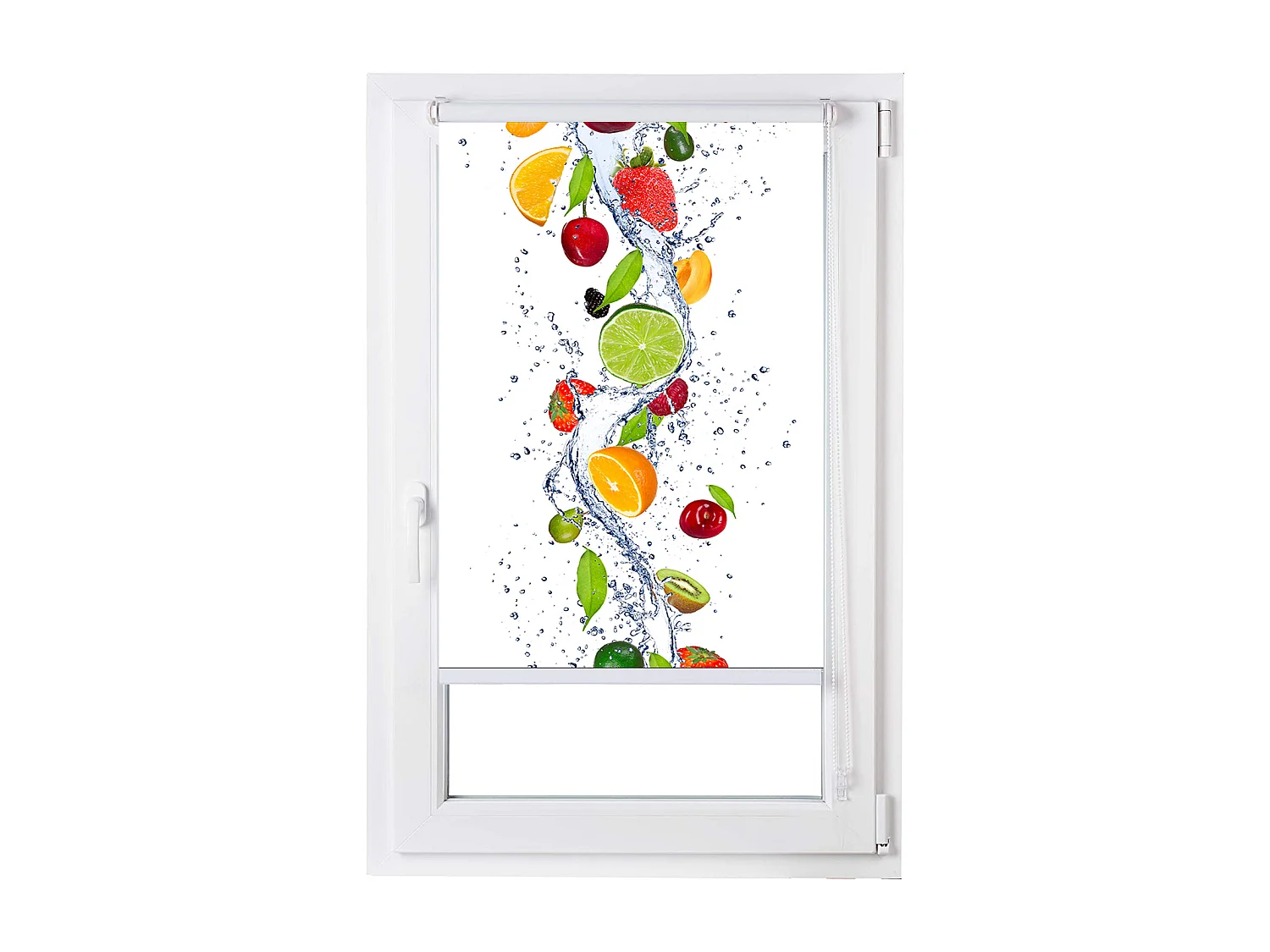 ESTORALIS | Estores Personalizados Easyfix de COCINA | 40 x 150 cm (Ancho por Alto) Tamaño de Tela 37 x 150 cm | Modelo C-1229 Color Unico