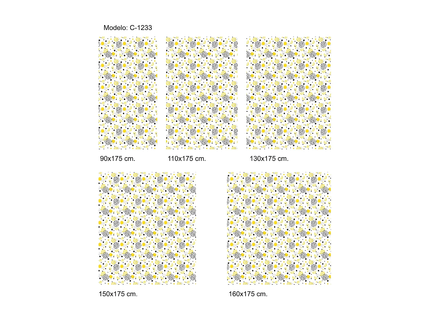 ESTORALIS | Estores Personalizados de COCINA | 160 x 180 cm (Ancho por Alto) Tamaño de Tela 157 x 175 cm | Modelo C-1233 Color Unico
