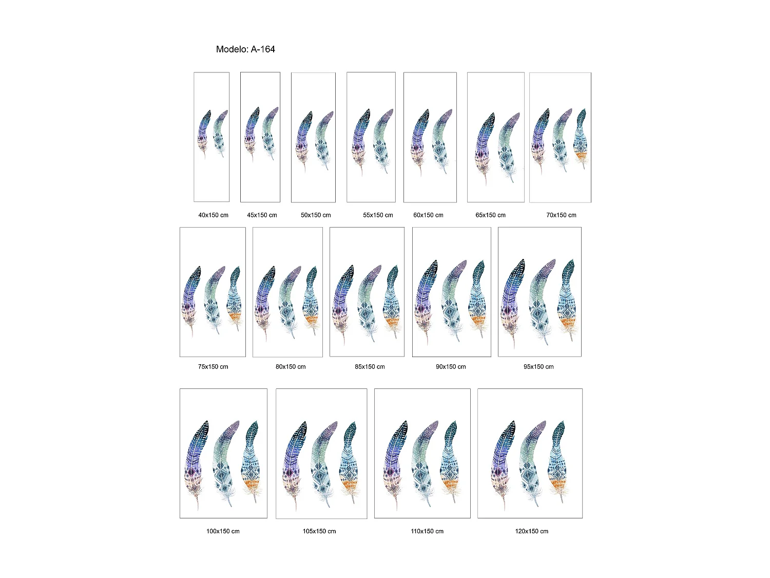 ESTORALIS | Estores Personalizados Easyfix ANIMALES  | 65 x 150 cm (Ancho por Alto) Tamaño de Tela 62 x 150 cm | Modelo A-164 Color Unico