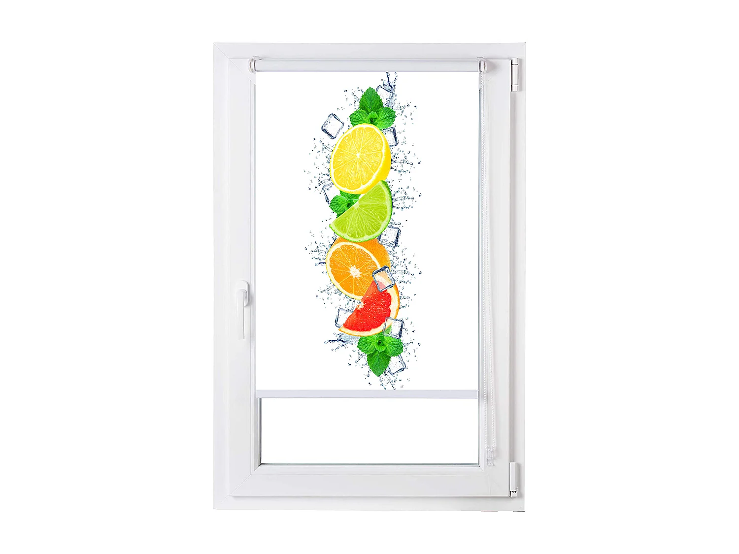 ESTORALIS | Estores Personalizados Easyfix de COCINA | 80 x 150 cm (Ancho por Alto) Tamaño de Tela 77 x 150 cm | Modelo C-1232 Color Unico