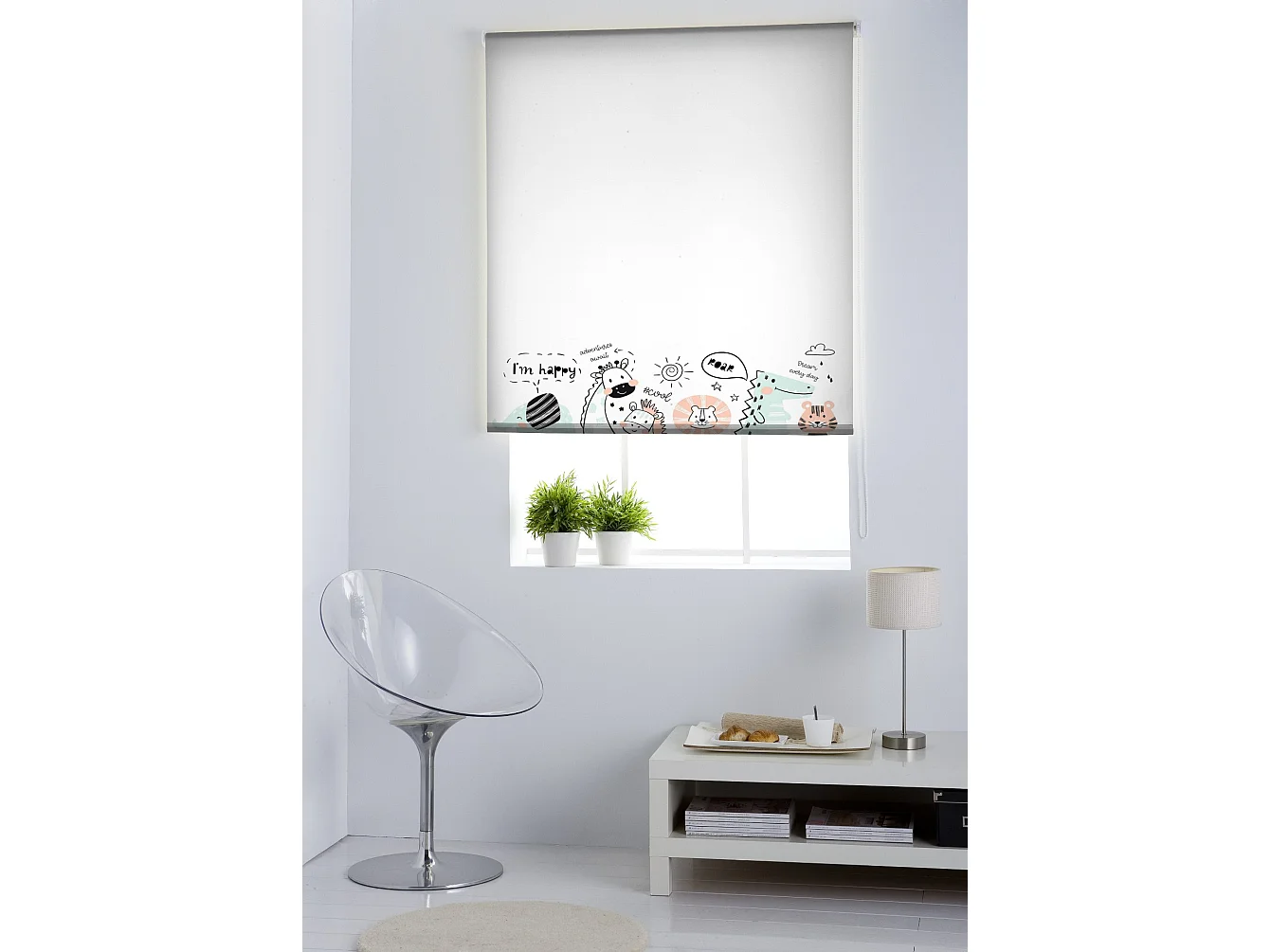 ESTORALIS | Estores Personalizados INFANTILES | 160 x 180 cm (Ancho por Alto) Tamaño de Tela 157 x 175 cm | Modelo I-2157 Color Unico