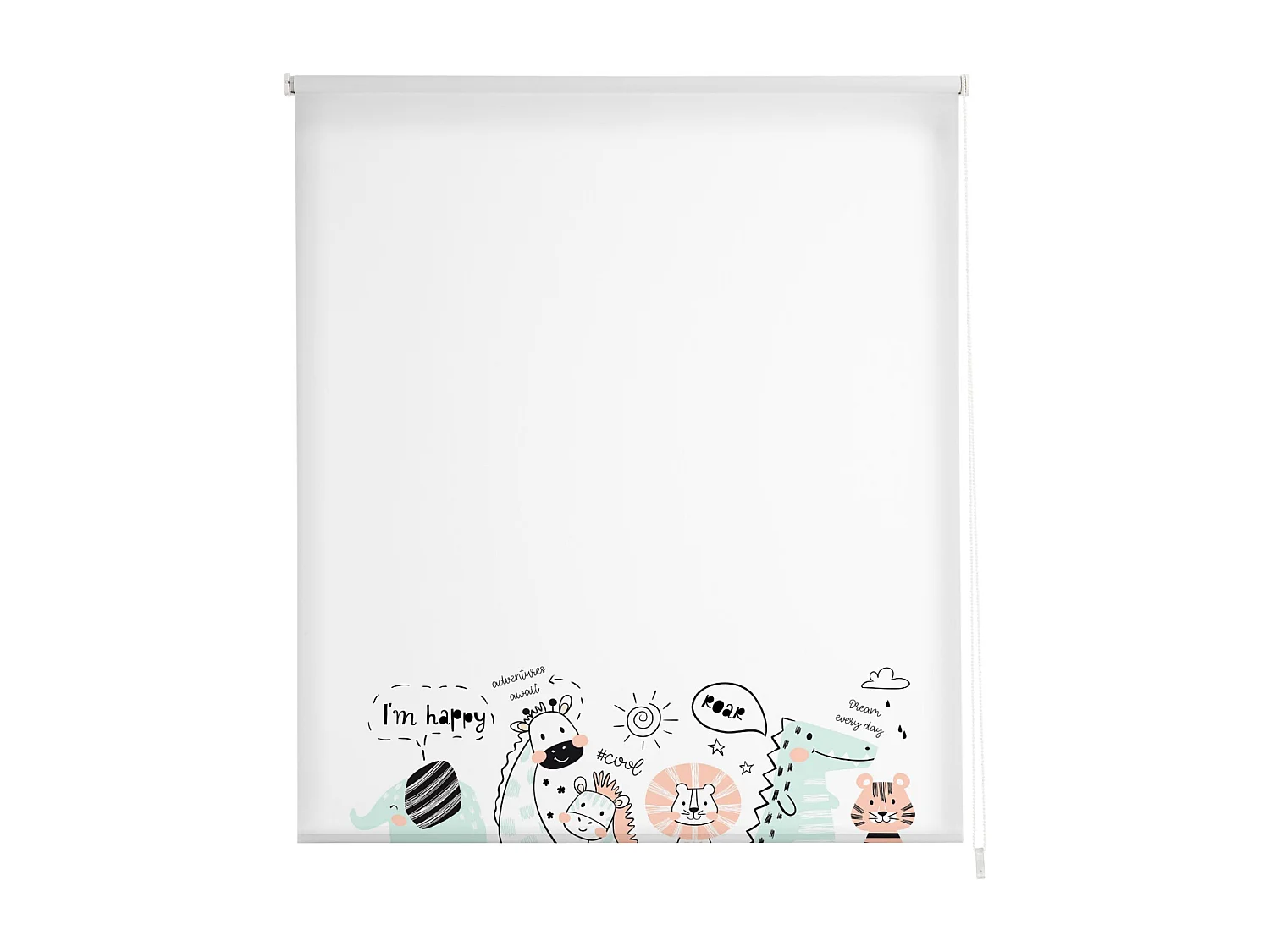 ESTORALIS | Estores Personalizados INFANTILES | 160 x 180 cm (Ancho por Alto) Tamaño de Tela 157 x 175 cm | Modelo I-2157 Color Unico