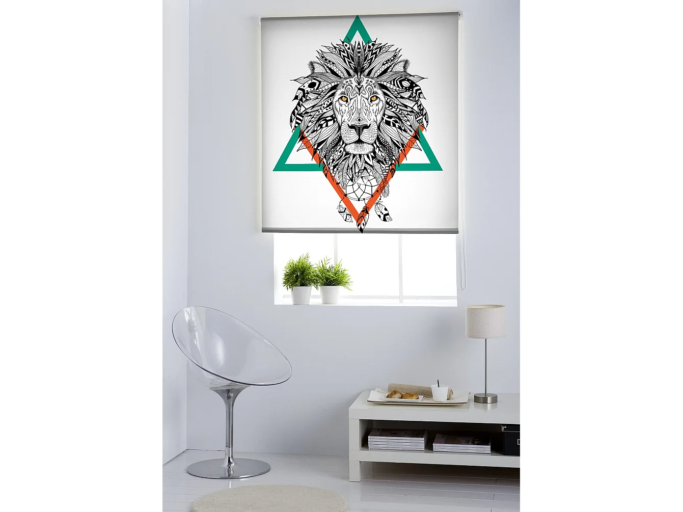 ESTORALIS | Estores Personalizados Easyfix ANIMALES  | 55 x 150 cm (Ancho por Alto) Tamaño de Tela 52 x 150 cm | Modelo A-225 Color Unico