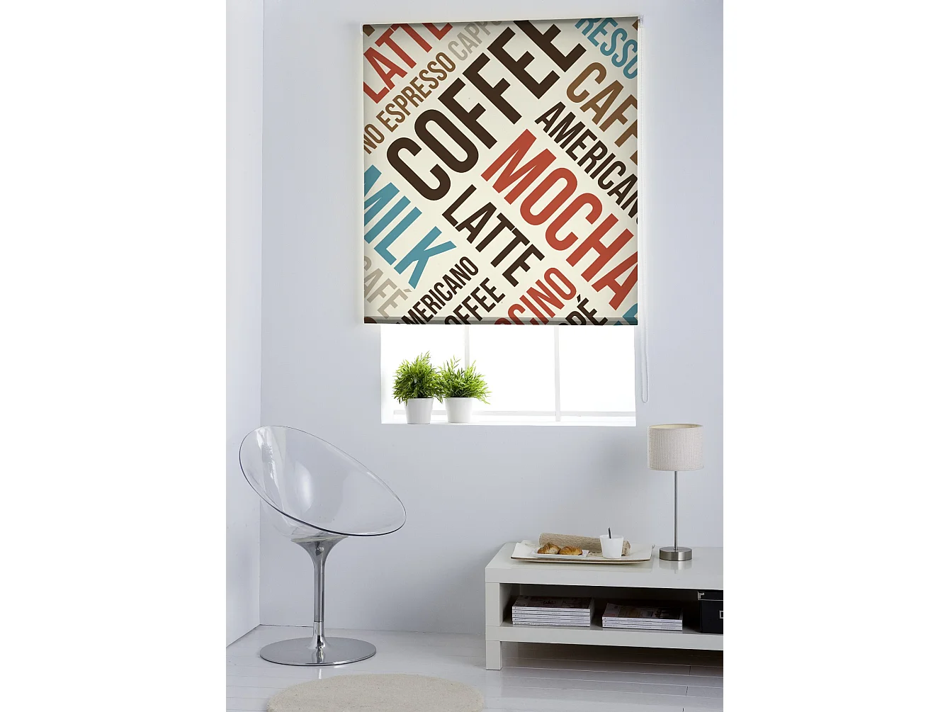 ESTORALIS | Estores Personalizados Easyfix de COCINA | 45 x 150 cm (Ancho por Alto) Tamaño de Tela 42 x 150 cm | Modelo C-1179 Color Unico