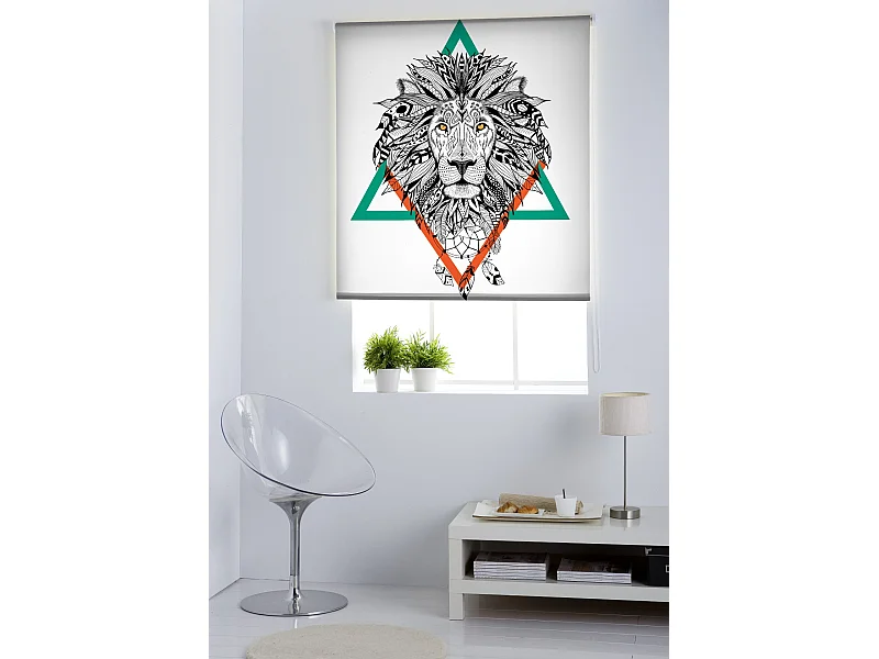 ESTORALIS | Estores Personalizados Easyfix ANIMALES  | 85 x 150 cm (Ancho por Alto) Tamaño de Tela 82 x 150 cm | Modelo A-225 Color Unico