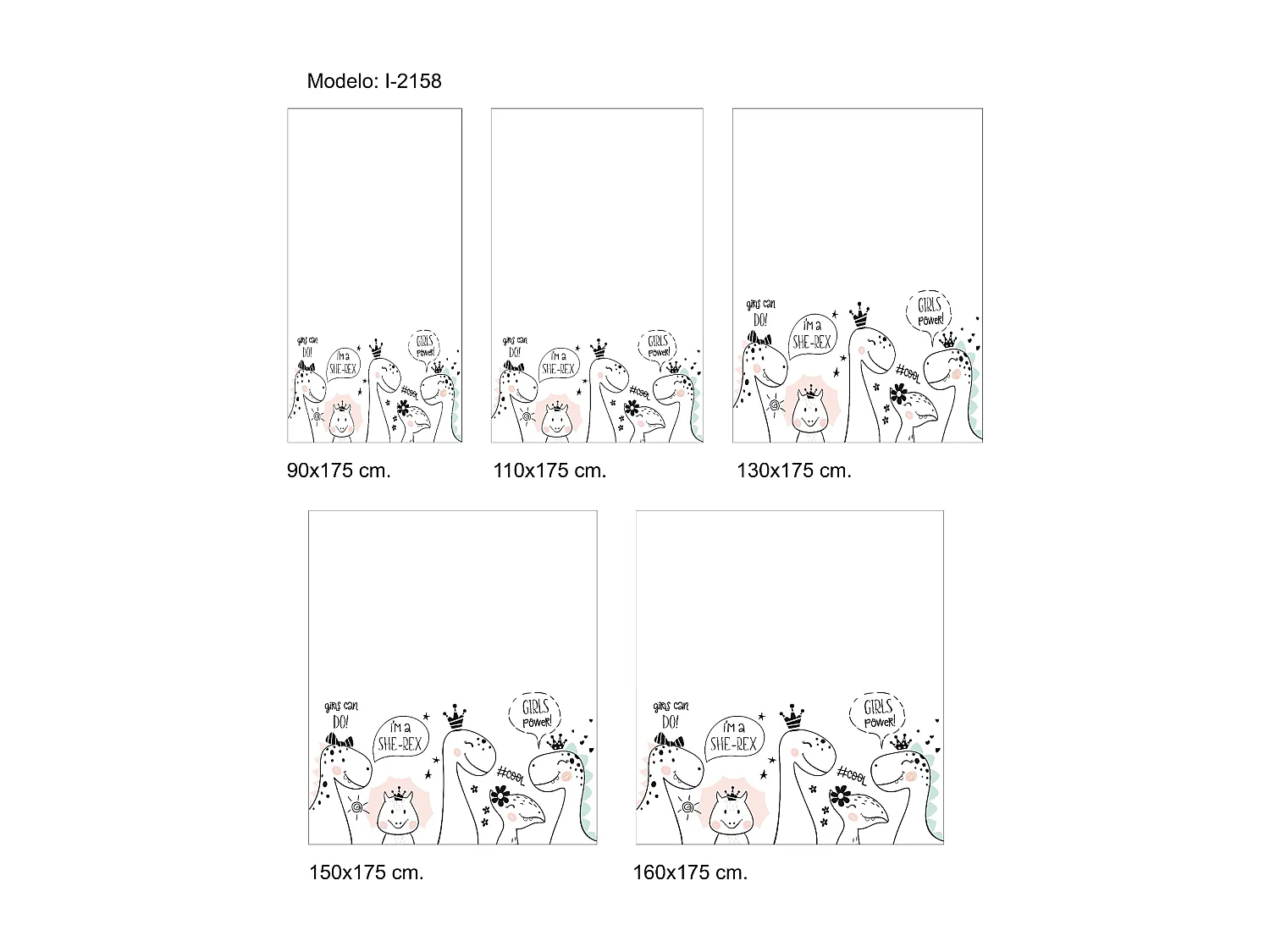 ESTORALIS | Estores Personalizados INFANTILES | 110 x 180 cm (Ancho por Alto) Tamaño de Tela 107 x 175 cm | Modelo I-2158 Color Unico