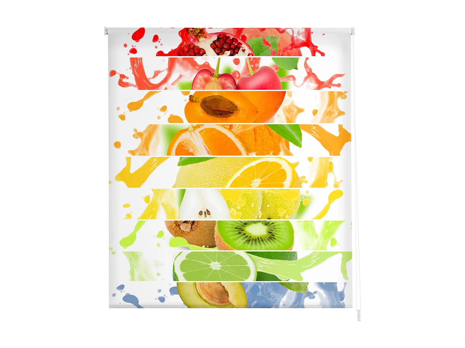 ESTORALIS | Estores Personalizados de COCINA | 130 x 255 cm (Ancho por Alto) Tamaño de Tela 127 x 250 cm | Modelo C-1219 Color Unico