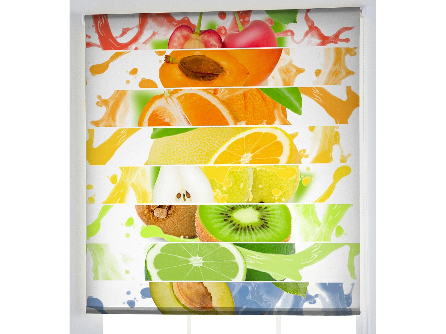 ESTORALIS | Estores Personalizados de COCINA | 130 x 255 cm (Ancho por Alto) Tamaño de Tela 127 x 250 cm | Modelo C-1219 Color Unico