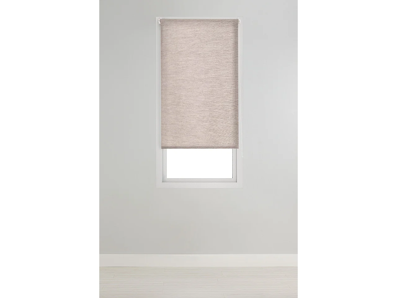 ESTORALIS | Estores Enrollables Translúcidos Easyfix  | 100 x 180 cm (Ancho por Alto) Tamaño de Tela 97 x 180 cm | Modelo BRAN Color Lino