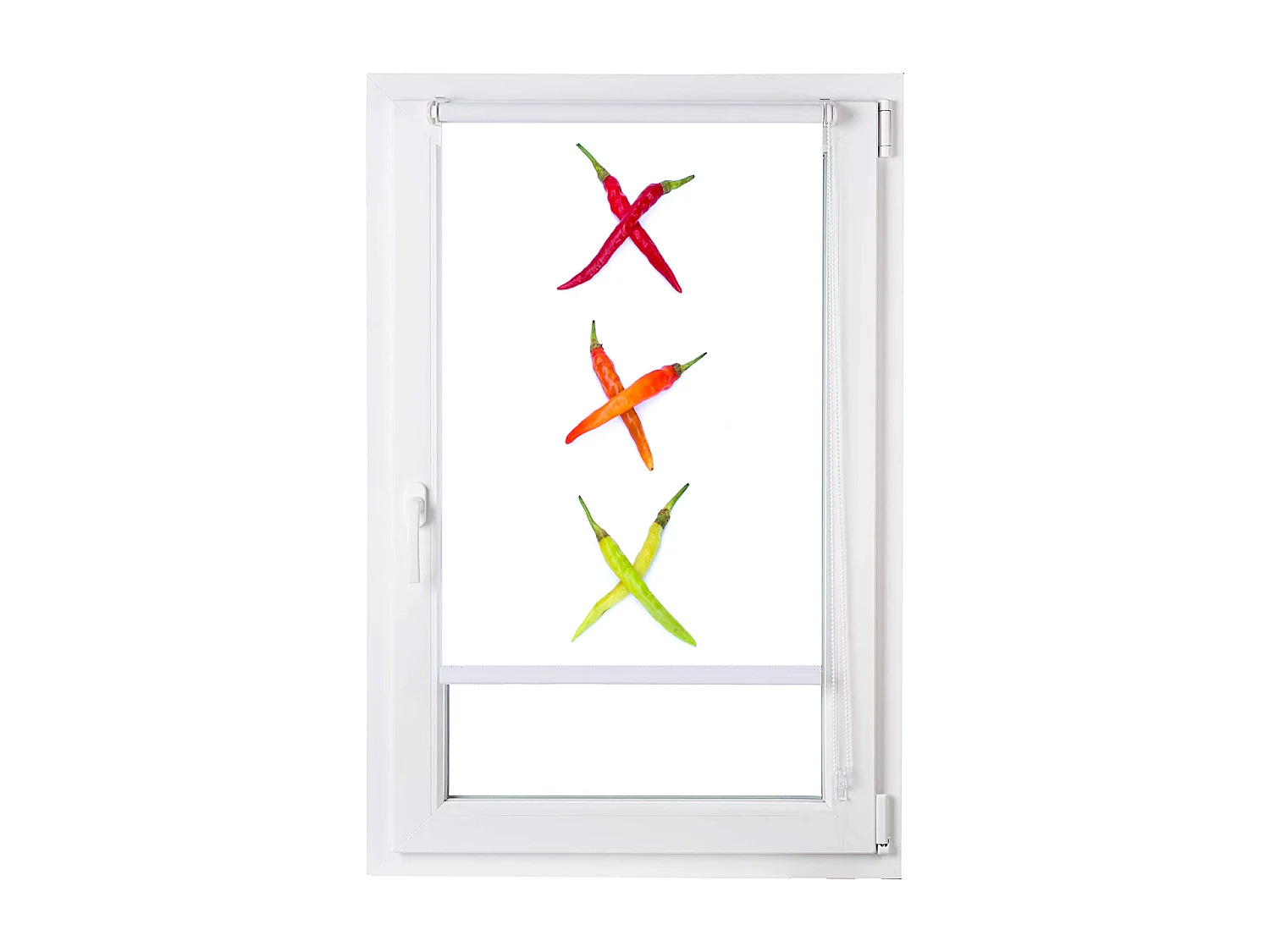 ESTORALIS | Estores Personalizados Easyfix de COCINA | 45 x 150 cm (Ancho por Alto) Tamaño de Tela 42 x 150 cm | Modelo C-1180 Color Unico