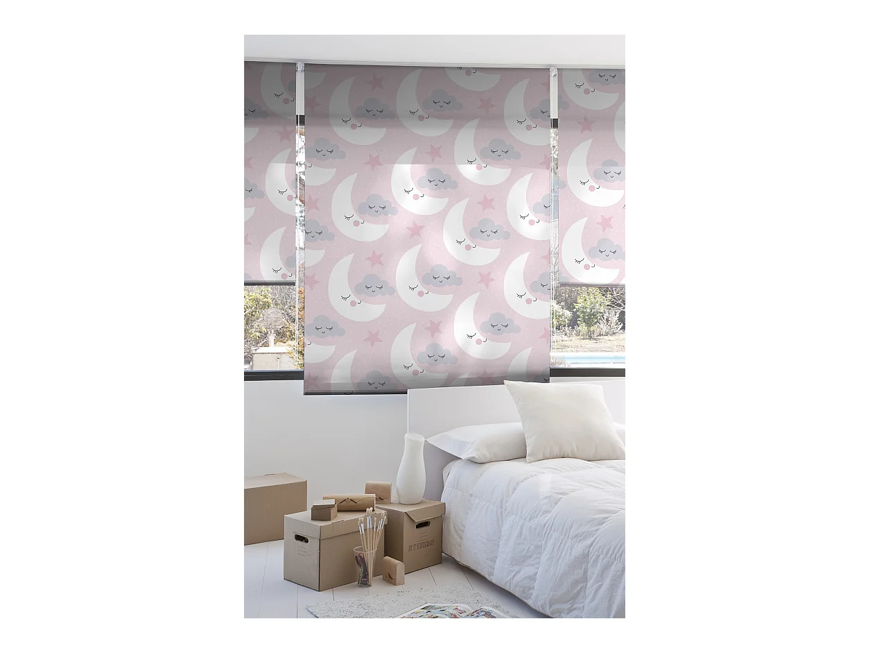 ESTORALIS | Estores Personalizados Easyfix INFANTILES | 120 x 150 cm (Ancho por Alto) Tamaño de Tela 117 x 150 cm | Modelo I-110 Color Unico