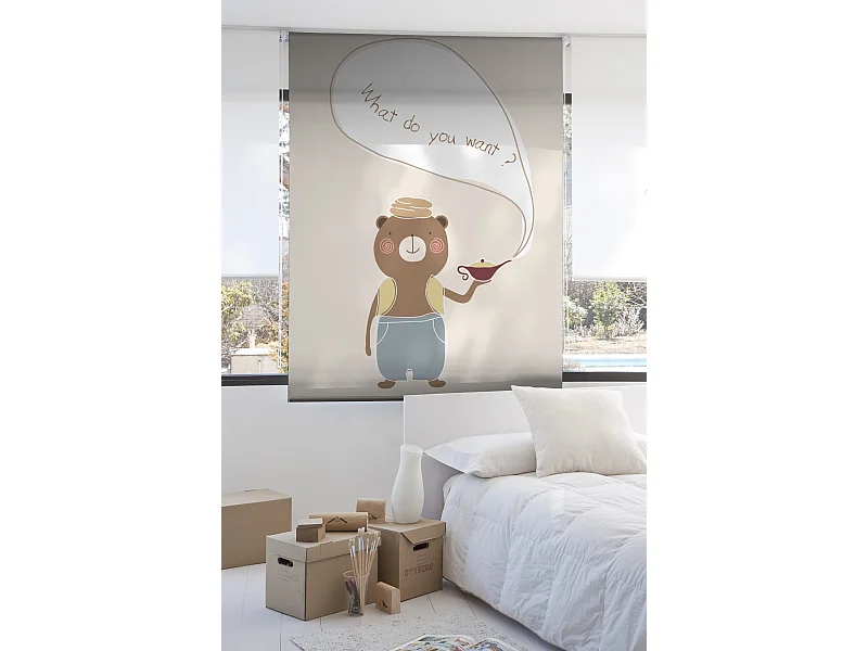 ESTORALIS | Estores Personalizados INFANTILES | 150 x 180 cm (Ancho por Alto) Tamaño de Tela 147 x 175 cm | Modelo I-2085 Color Unico